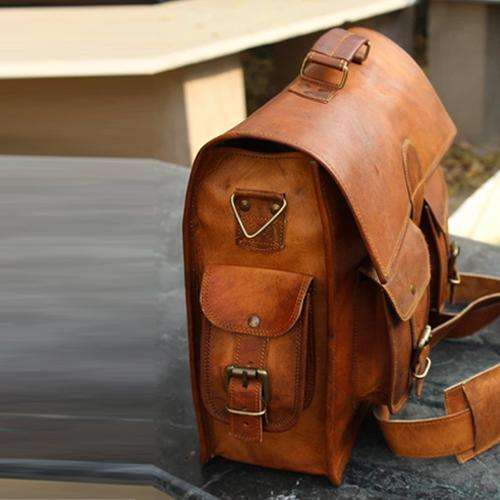 Custom Handmade Leather Satchel Bag, Briefcase Messenger Bag Shoulder Bag  Men's Handbag D014 | MoshiLeatherBag - Handmade Leather Bag Manufacturer