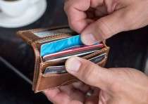Mens leather Creadit card Wallet