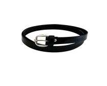 Women's Black PU Leather Belt