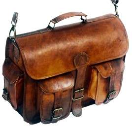 Manufacturer of  Handmade Padded Leather Bag Manufacturers in Vadodara
