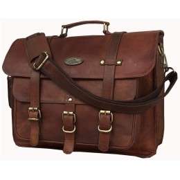Manufacturer of  Rugged Brown Leather Bag Manufacturers in Germany
