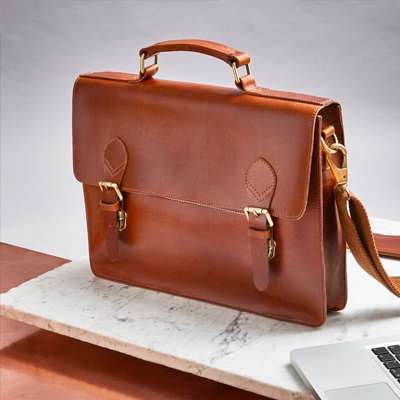 Leather Briefcase Bag in Delhi