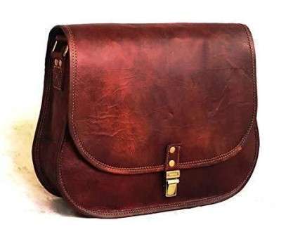  14 Inch Leather Crossbody Satchel Ladies Purse Manufacturers in Amritsar